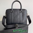 Cartella Grande Bottega Veneta Vitello Intrecciato Nero