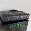 Cartella Grande Bottega Veneta Vitello Intrecciato Nero