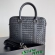 Cartella Grande Bottega Veneta Vitello Intrecciato Nero