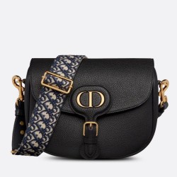 Riproduzione Fedele Imitazioni borse griffate grande Dior Bobby vitello martellata nera imitazioni
