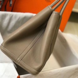 Hermes Garden Party 36 Borsa Grigio Clemence vitello Replica qualità specchio Replica Perfette Hermes Garden Party 36 Borsa Grigio Clemence vitello imitazioni
