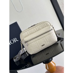 Dior Rider 2.0 Zipped Messenger Borse Imitazioni Beige Gravity