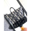 Dior Weekender 40 Borsa Beige Maxi Dior Oblique Jacquard
