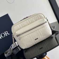 Riproduzione Fedele Dior Rider 2.0 Zipped Messenger Borse Imitazioni Beige Gravity imitazioni