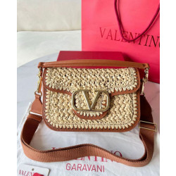 fedele Valentino Alltime Borse a tracolla Raffia naturale