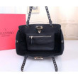 fedele Valentino Piccolo Rockstud Tote Nero Grained Calfskin fedele Valentino Piccolo Rockstud Tote Nero Grained Calfskin