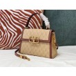 fedele Valentino Piccolo Vsling HandBorsa Chevron Raffia