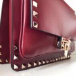 fedele Valentino Rockstud Crossbody Borse Imitazioni Rosso Vitello