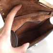 fedele Valentino Rockstud Piccolo Crossbody Borsa Marrone Granulato