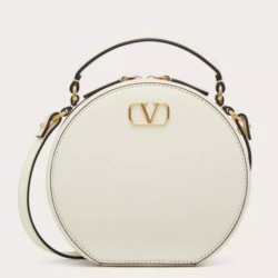 fedele Valentino VLogo Signature Mini Qualità superiore replica Bianco vitello