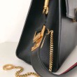 fedele Valentino Vsling HandBorse Replica Alta Qualità Nero Vitello Granato