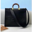 Fendi Sunshine Medium Shopper Borsa vitello nera