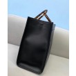 Fendi Sunshine Medium Shopper Borsa vitello nera