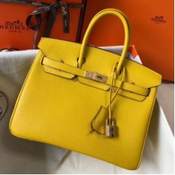 Replica Perfette Hermes Birkin 25cm Borse  Soleil Clemence imitazioni
