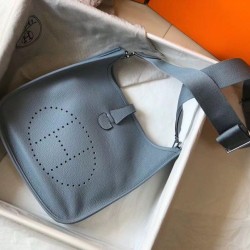 Hermes Evelyne III 29 PM Borse Imitazioni Blue Lin Clemence Replica qualità specchio Replica Perfette Hermes Evelyne III 29 PM Borse Imitazioni Blue Lin Clemence imitazioni