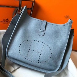 Replica Perfette Hermes Evelyne III 29 PM Borse Imitazioni Blue Lin Clemence imitazioni