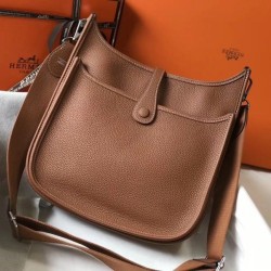 Hermes Evelyne III 29 PM Borsa Oro Clemence Replica qualità specchio Replica Perfette Hermes Evelyne III 29 PM Borsa Oro Clemence imitazioni