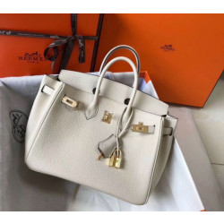 Hermes Birkin 25cm Borsa Beton Clemence