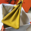 Hermes Birkin 30cm Borsa Gialla Clemence Hermes Birkin 30cm Borsa Gialla Clemence
