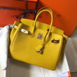 Hermes Birkin 30cm Borsa Gialla Clemence Hermes Birkin 30cm Borsa Gialla Clemence