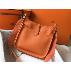 Hermes Evelyne III 29 PM Borse Firmate Replica Arancione Clemence