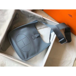 Hermes Evelyne III 29 PM Borse Imitazioni Blue Lin Clemence
