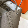 Hermes Garden Party 36 Borsa Grigio Clemence vitello