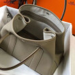 Hermes Garden Party 36 Borsa Grigio Clemence vitello