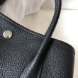 Hermes Garden Party 36 Borse Imitazioni Nera Clemence vitello