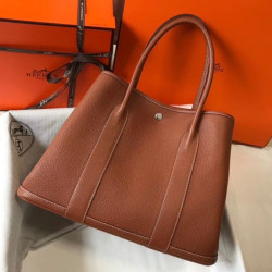 Hermes Garden Party 36 Borse Imitazioni Oro Clemence vitello