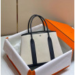 Hermes Garden Party 36cm Borse Imitazioni Toile e Nero