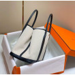 Hermes Garden Party 36cm Borse Imitazioni Toile e Nero