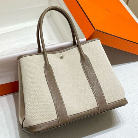 Hermes Garden Party 36cm Borsa Toile e Talpa