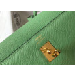 Hermes Kelly 25cm Sellier Borsa Vert Criquet Epsom Hermes Kelly 25cm Sellier Borsa Vert Criquet Epsom