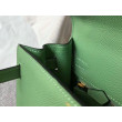 Hermes Kelly 25cm Sellier Borsa Vert Criquet Epsom Hermes Kelly 25cm Sellier Borsa Vert Criquet Epsom