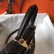 Hermes Kelly 28cm Retourne Borsa Nero Clemence Hermes Kelly 28cm Retourne Borsa Nero Clemence