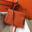 Hermes Kelly 28cm Retourne Borsa Orange Clemence Hermes Kelly 28cm Retourne Borsa Orange Clemence