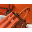 Hermes Kelly 28cm Retourne Borsa Orange Clemence Hermes Kelly 28cm Retourne Borsa Orange Clemence