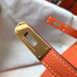 Hermes Kelly 28cm Retourne Borsa Orange Clemence Hermes Kelly 28cm Retourne Borsa Orange Clemence
