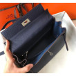 Hermes Kelly 32cm Retourne Borsa Blu Navy Clemence Hermes Kelly 32cm Retourne Borsa Blu Navy Clemence