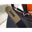 Hermes Kelly 32cm Retourne Borsa Blu Navy Clemence Hermes Kelly 32cm Retourne Borsa Blu Navy Clemence