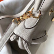 Hermes Kelly 32cm Retourne Borsa Grigio Perla Clemence Hermes Kelly 32cm Retourne Borsa Grigio Perla Clemence