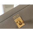 Hermes Kelly Mini II Borsa Gris Asphalt Epsom Hermes Kelly Mini II Borsa Gris Asphalt Epsom