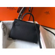 Hermes Kelly Mini II Imitazioni borse griffate Nero Epsom Hermes Kelly Mini II Imitazioni borse griffate Nero Epsom