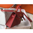 Hermes Kelly Mini II Qualità superiore replica Rouge Vif Epsom Hermes Kelly Mini II Qualità superiore replica Rouge Vif Epsom