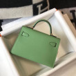 Hermes Kelly Mini II Borsa Vert Criquet Epsom Hermes Kelly Mini II Borsa Vert Criquet Epsom