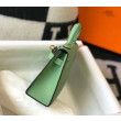 Hermes Kelly Mini II Borsa Vert Criquet Epsom Hermes Kelly Mini II Borsa Vert Criquet Epsom