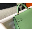 Hermes Kelly Mini II Borsa Vert Criquet Epsom Hermes Kelly Mini II Borsa Vert Criquet Epsom