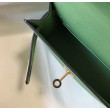 Hermes Kelly Mini II Borsa Vert Criquet Epsom Hermes Kelly Mini II Borsa Vert Criquet Epsom