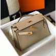 Hermes Kelly Pochette Borsa Gris Tourterelle Epsom Hermes Kelly Pochette Borsa Gris Tourterelle Epsom